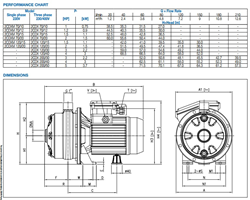 Ebara 2CDX 200/40 - 3x400V - 50Hz
