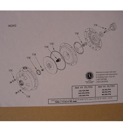 Ebara Sealkit CDX kool keramiek NBR