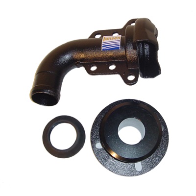 DP droge koppeling gietijzer 3"