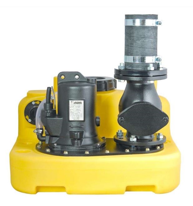 Jung fecaliën opvoerinstallatie Compli 400 E + terugslagklep