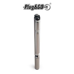 ZDS Plug & Go PG3000 EVO + 15m kabel 4" bronpomp met ingebouwde drukregeling