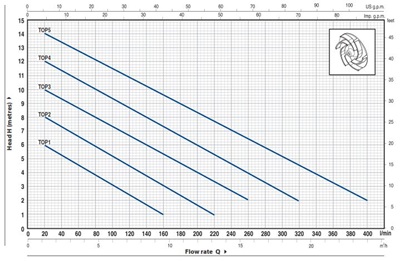 Pedrollo Top 1 met vlotter