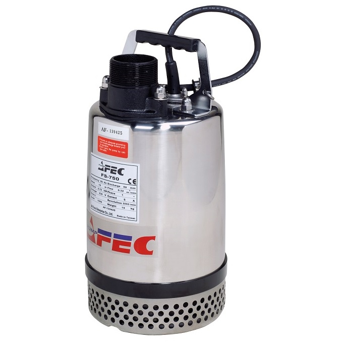 Afec FS750 bouwpomp 230V zonder vlotter