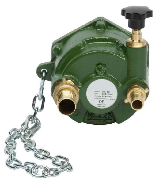 Zuwa PTO 25 Aftakas pomp met overdrukventiel incl irrigatieset