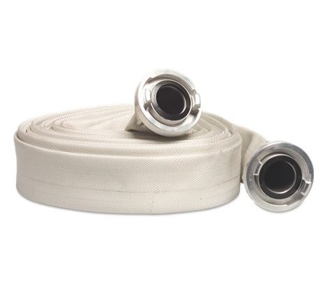 2" Plat oprolbare slang met 2x Storz NA66, 15 mtr.