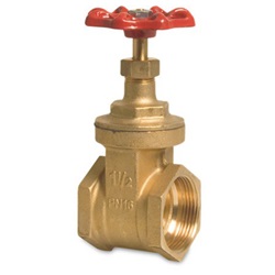 Messing schuifafsluiters