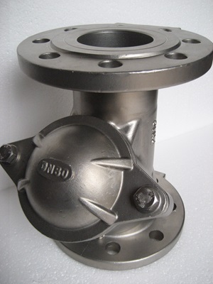 RVS316 balkeerklep DN100, PN16, NBR