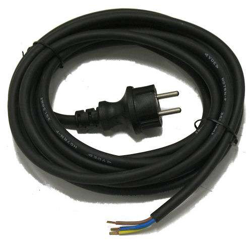 Aansluitsnoer 3x1.0mm² 2.5m recht