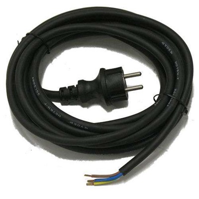 Aansluitsnoer 3x1.5mm² 3m recht