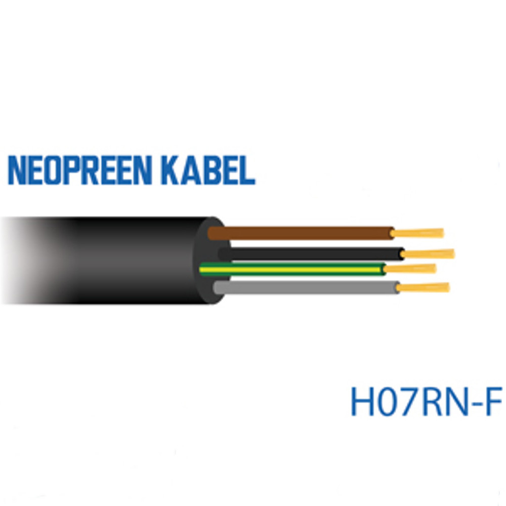 Neopreen kabel H07RN-F - 4x2,5 - 100 meter