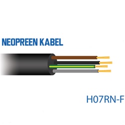 Neopreen kabel H07RN-F - 4x2,5 - 100 meter