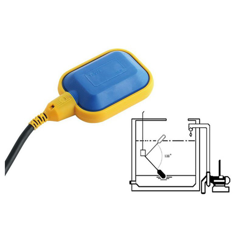 Mac 3 Key vlotterschakelaar 0,5m kabel